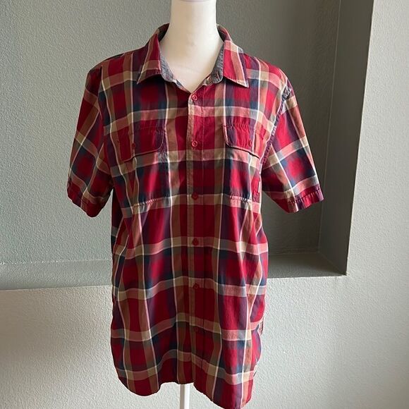Vans Off the Wall Short Sleeve Plaid - Picture 1 of 6
